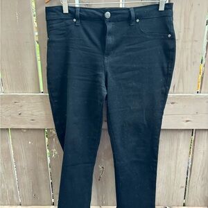 Black Capri Length 1822 Denim Jeans Sz 14